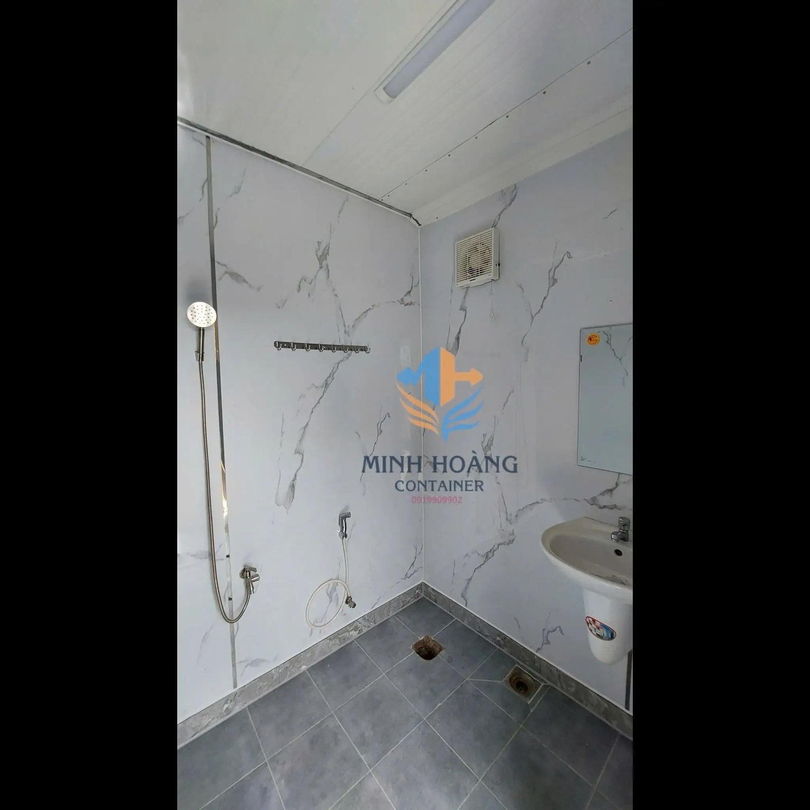 Container Nhà Ở 40 Feet Nâu Ốp Gỗ Có Toilet
